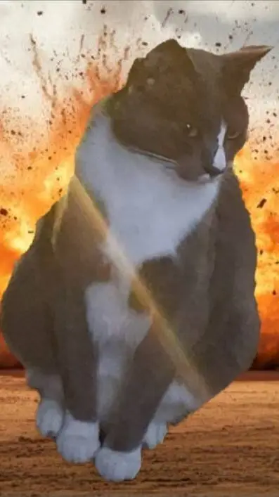 ai character: catsvsbombs background