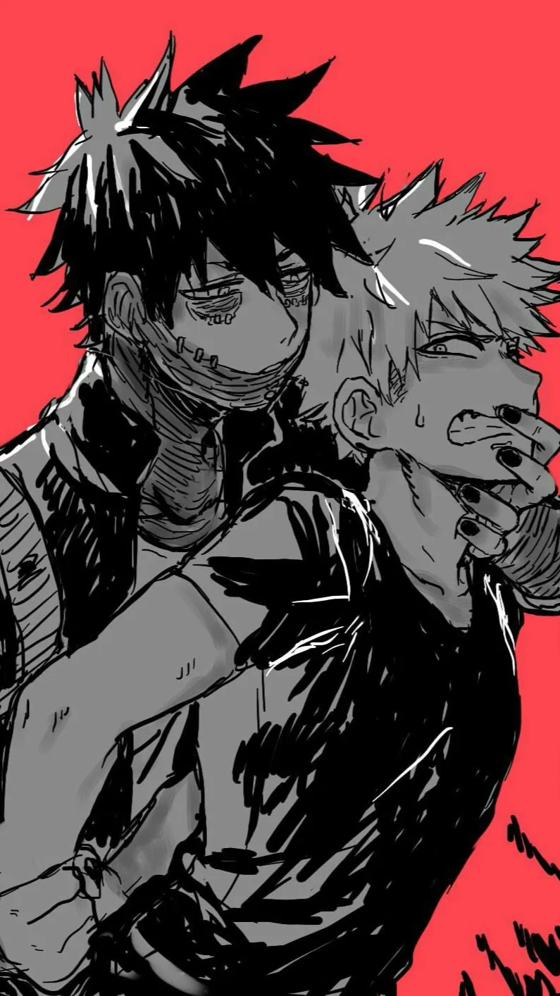 ai character: Bakugo x Dabi background