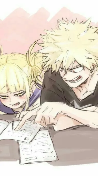 ai character: Toga x Bakugo background