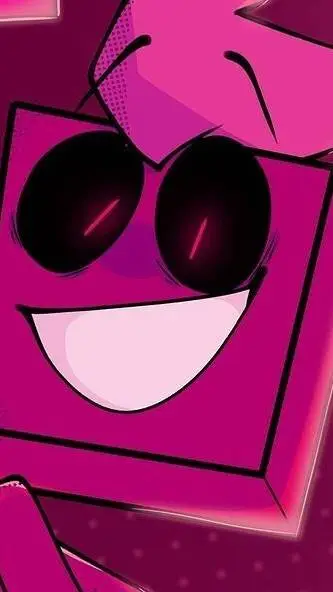 ai character: cubic  background
