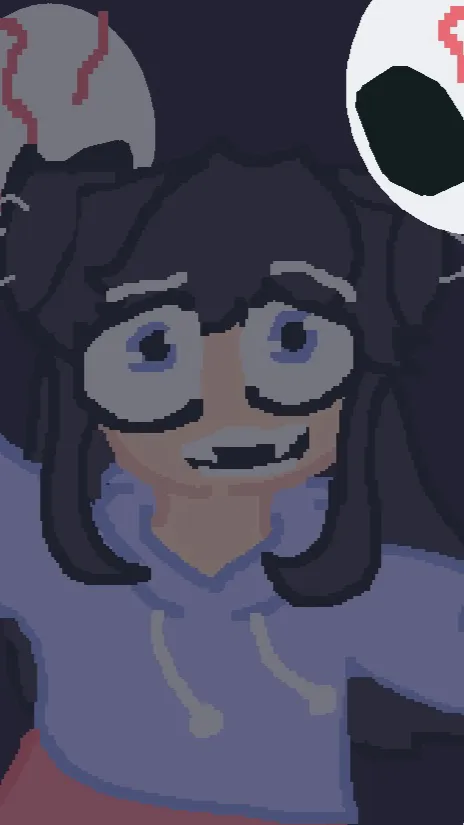 ai character: all eyes on me background