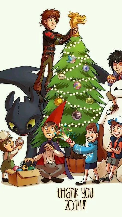 ai character: hobg Christmas! background
