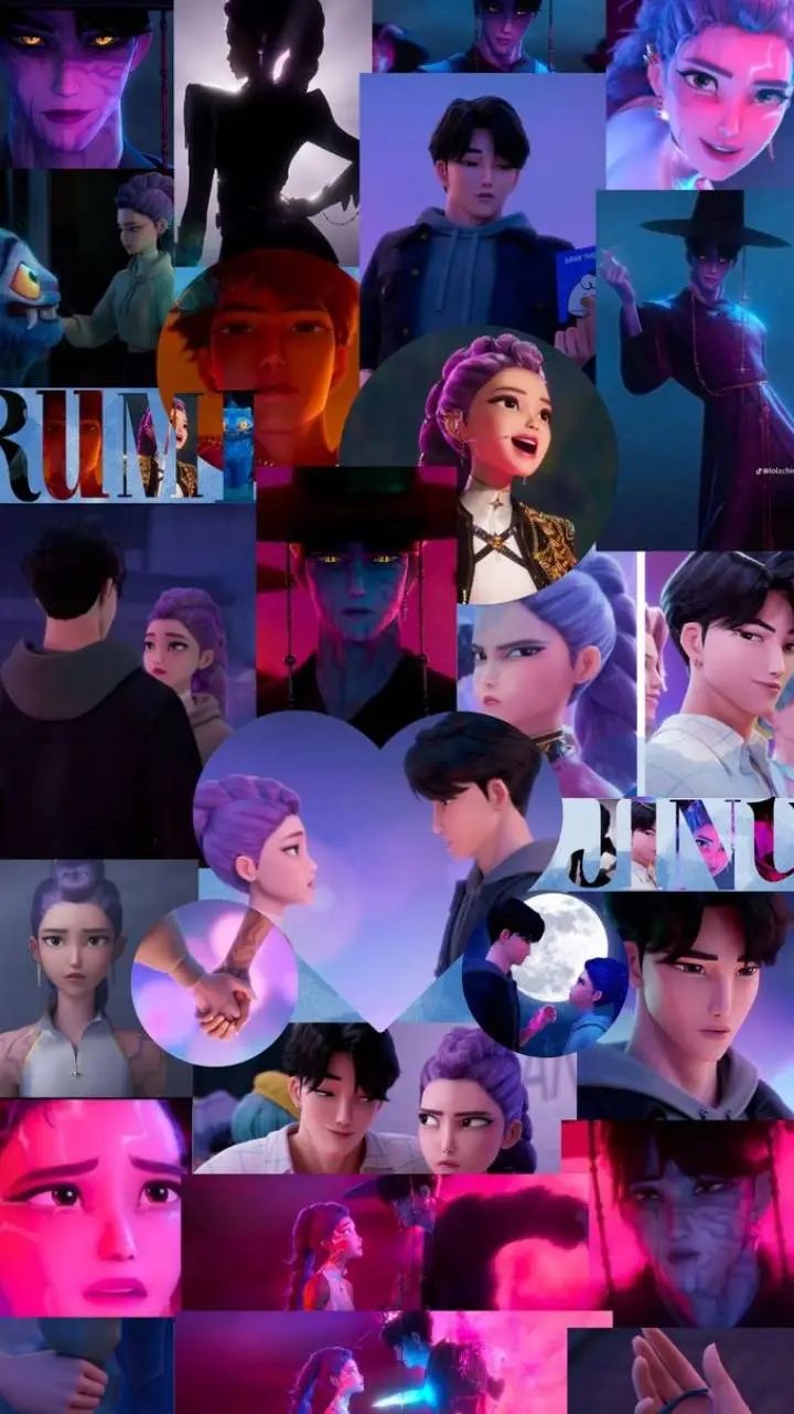 ai character: rumi x jinu  background