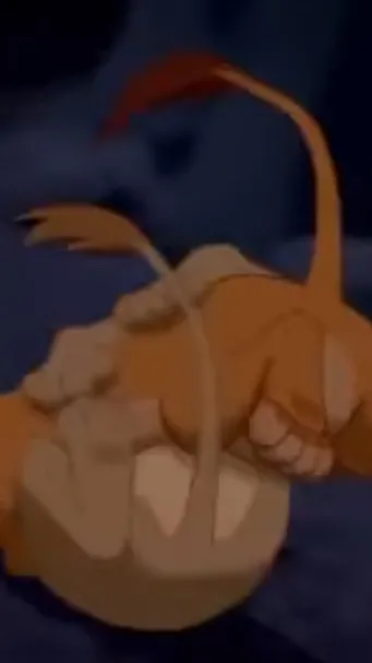 ai character: Simba X nala background