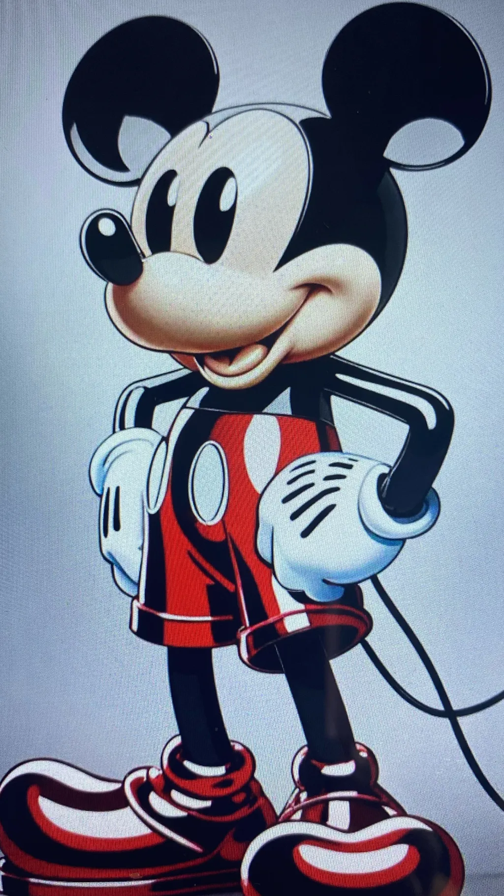 ai character: Mickey jr background