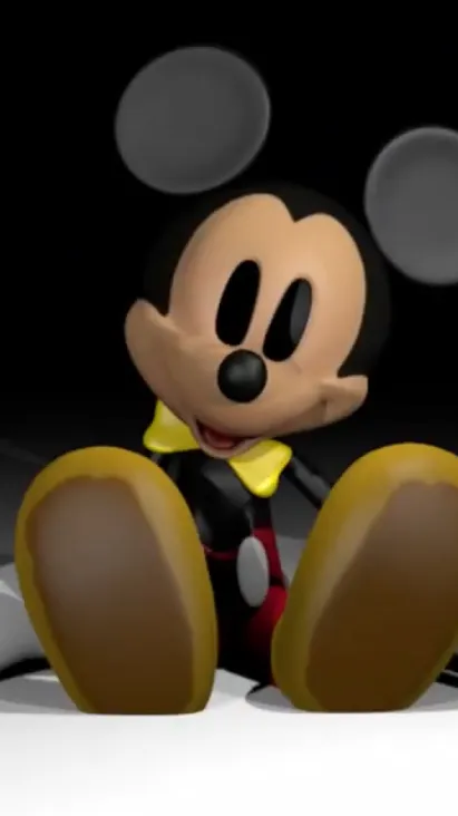 ai character: Toy Mickey background