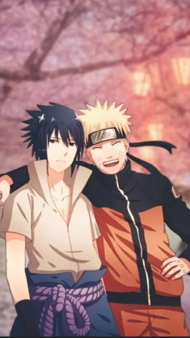 ai character: narouto et sasuke  background