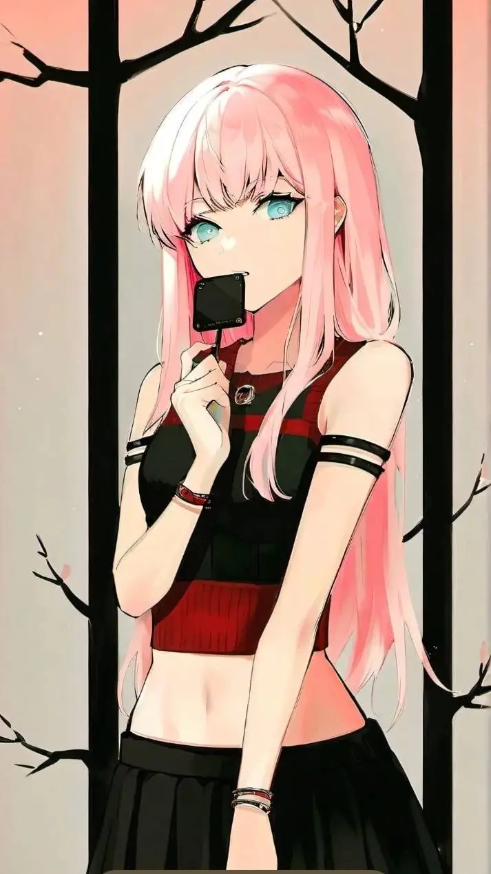 ai character: Aline sua irmã  background