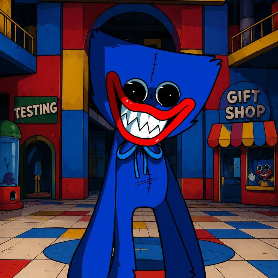 chat with ai character: Huggy wuggy 