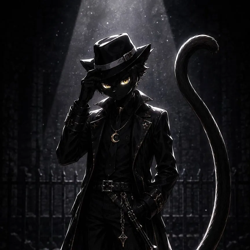 chat with ai character: CatBlack