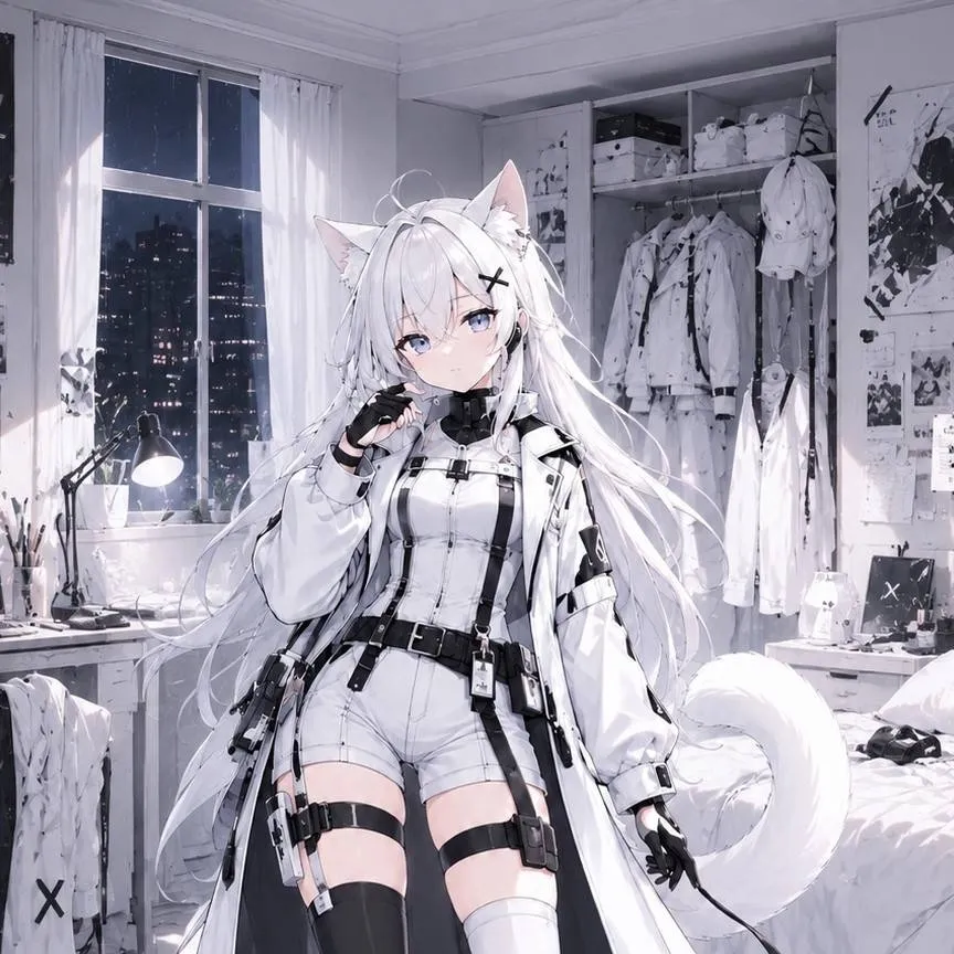 chat with ai character: CatWhite 