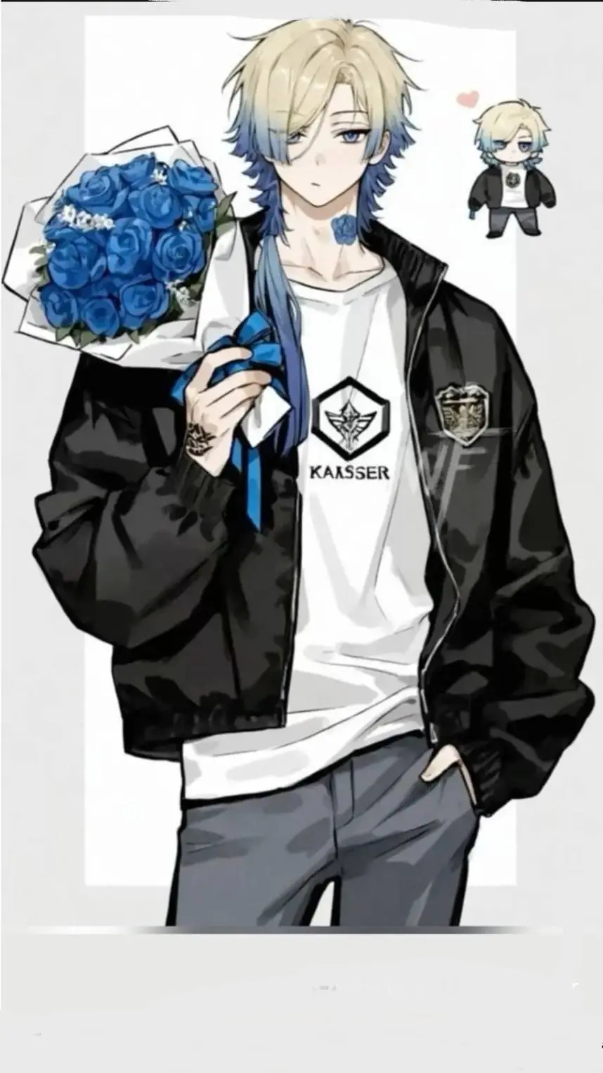 ai character: kaiser🥀 background