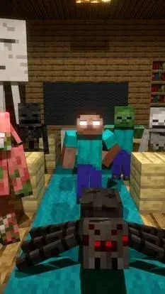 ai character: Monster school(MS) background