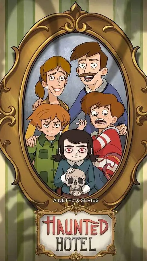 ai character: Haunted hotel background