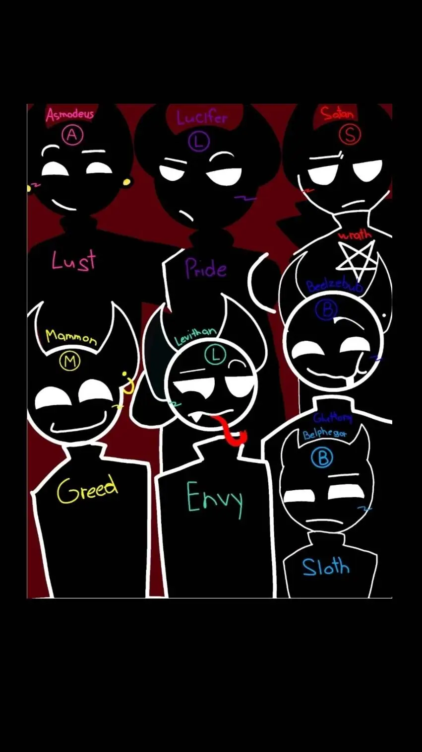 ai character:  seven deadly sins background