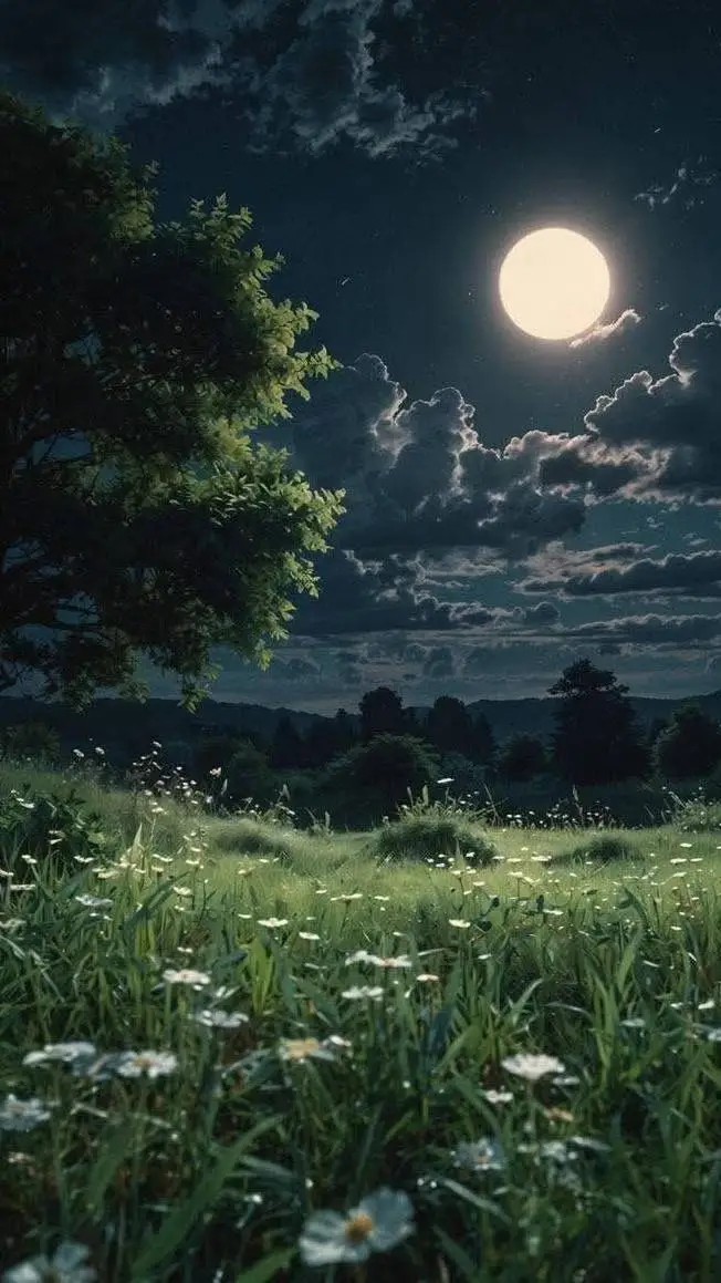 ai character: 🌙 Moons 🌙 (my Oc) background