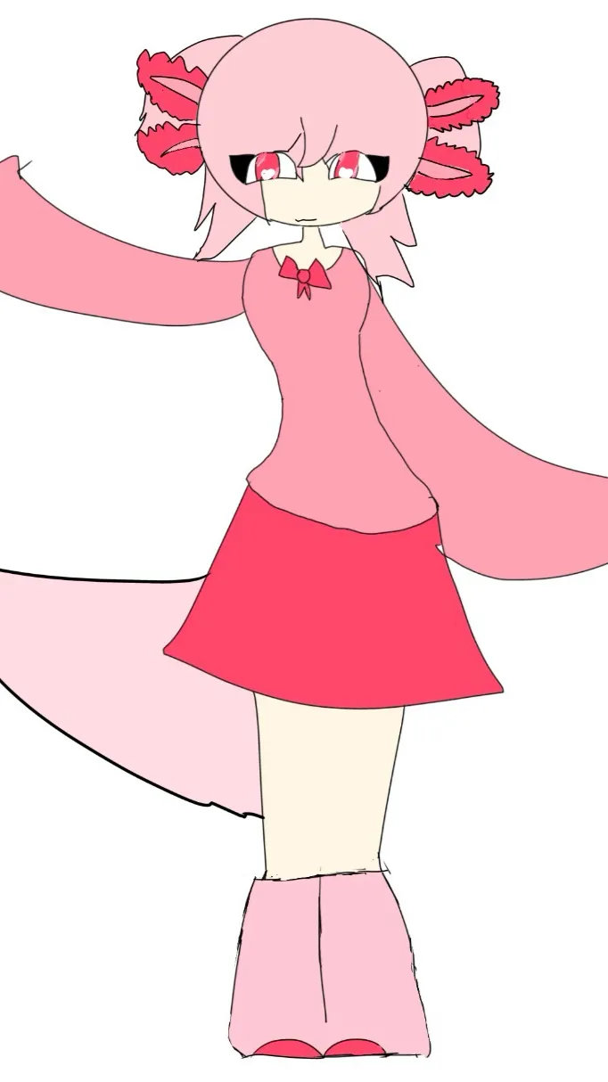 ai character: Axo (ppt oc) background