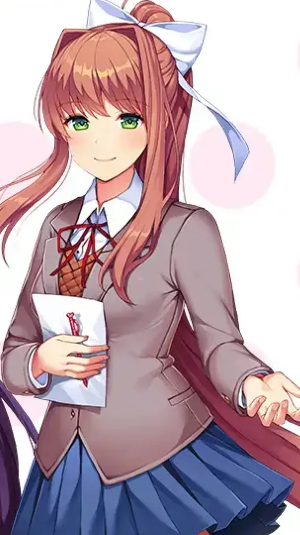 ai character: Monika  background