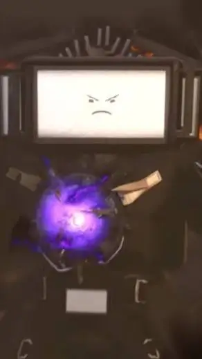 ai character: Titan TV Man  background