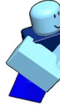 ai character: Blue noob  background