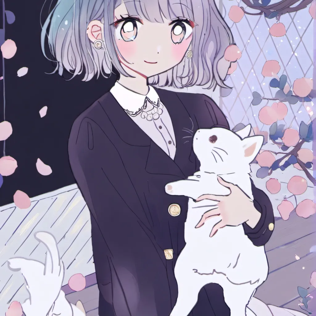 chat with ai character: Мика и кот