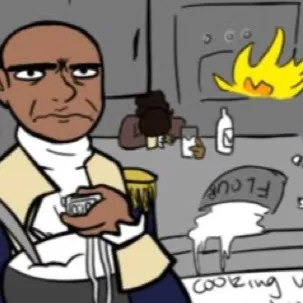 chat with ai character: Hamilton cooking