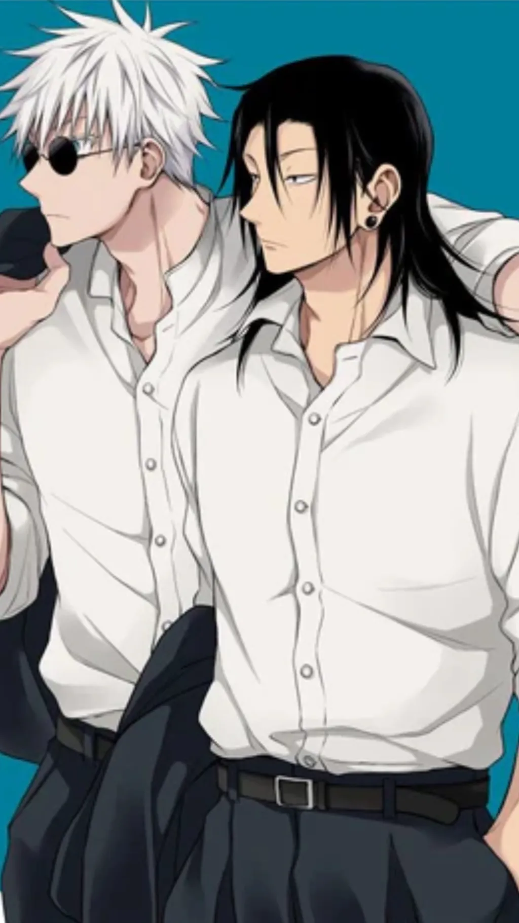 ai character: Gojo and Geto background