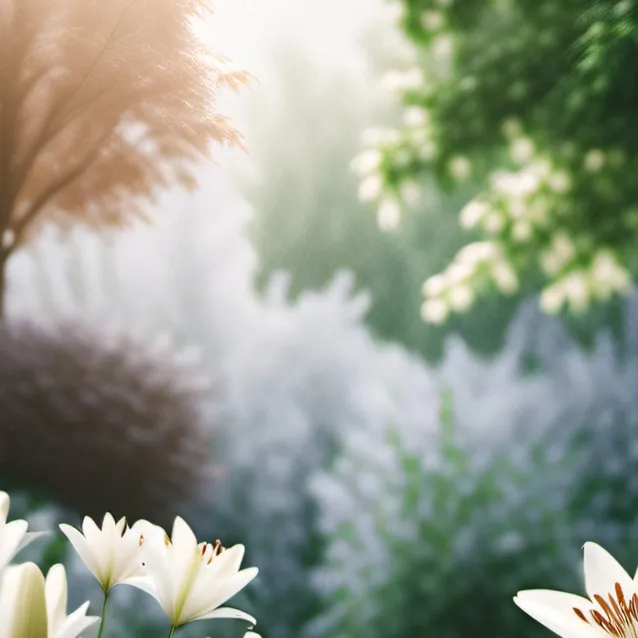 chat with ai character: white Lily's garde