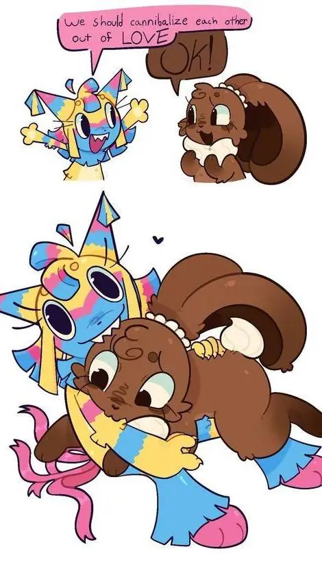 ai character: Yatta X Cocoa background