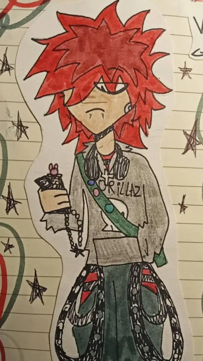ai character: Van (OC) background