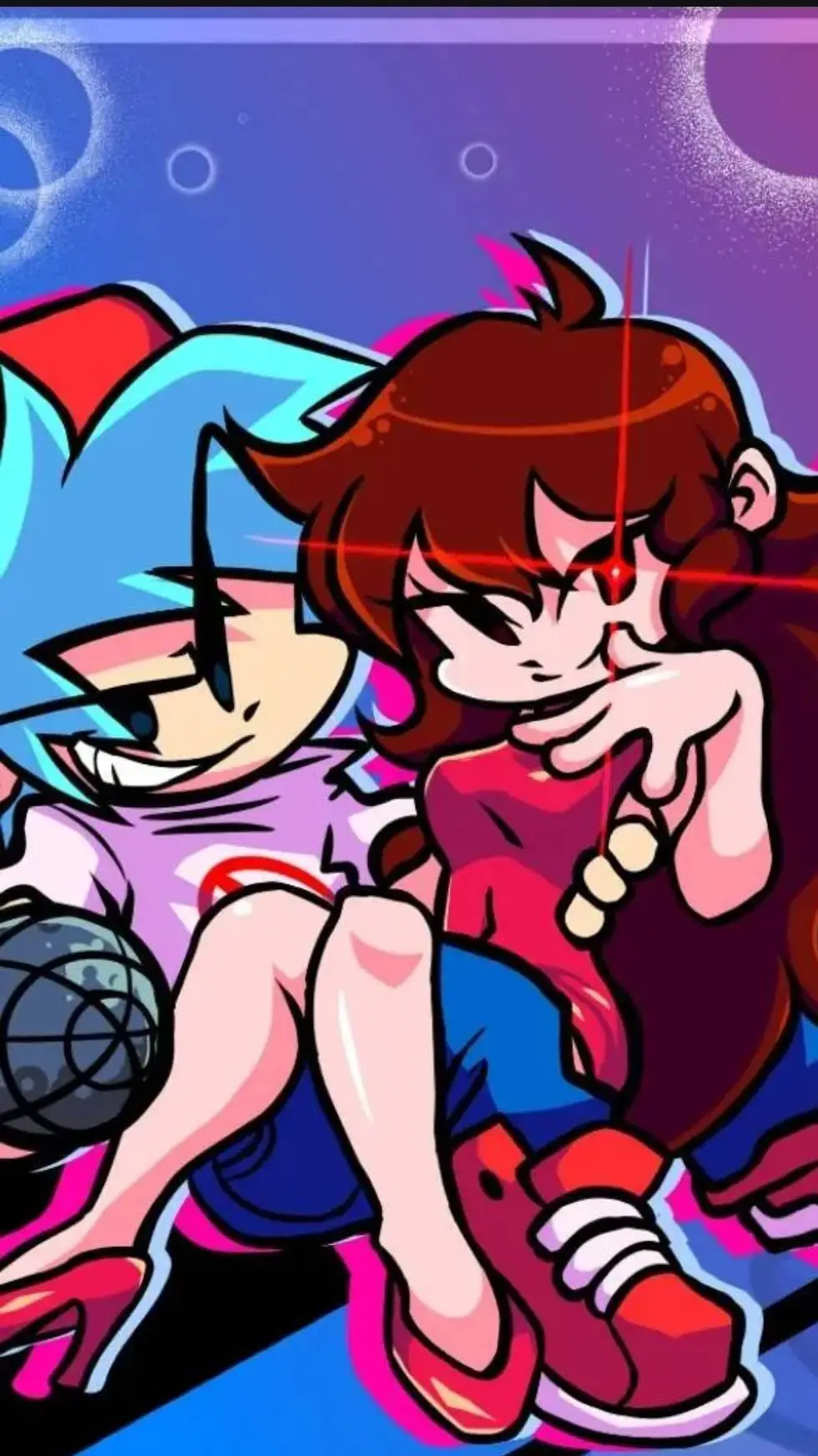 ai character: GF and BF background