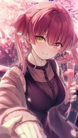ai character: Houshou Marine background