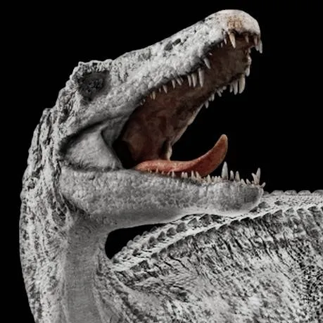 chat with ai character: Baryonyx Leusistic