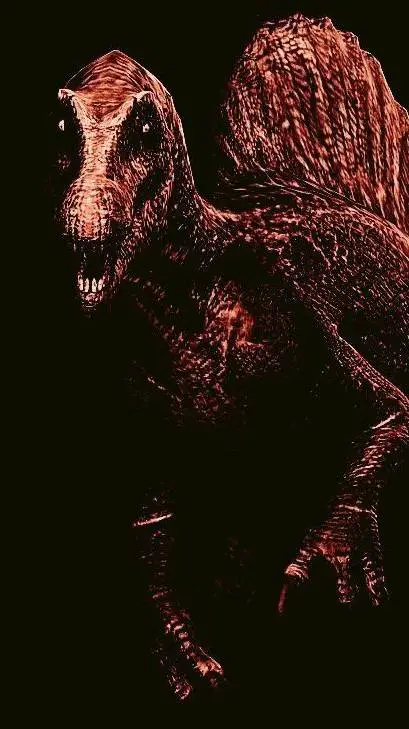 ai character: spino HorrorAnalog background
