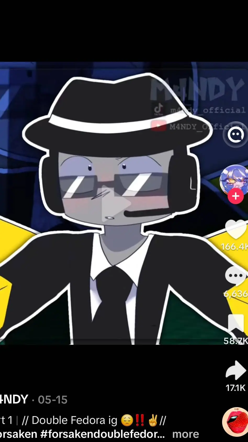 ai character: Mafioso × chance background