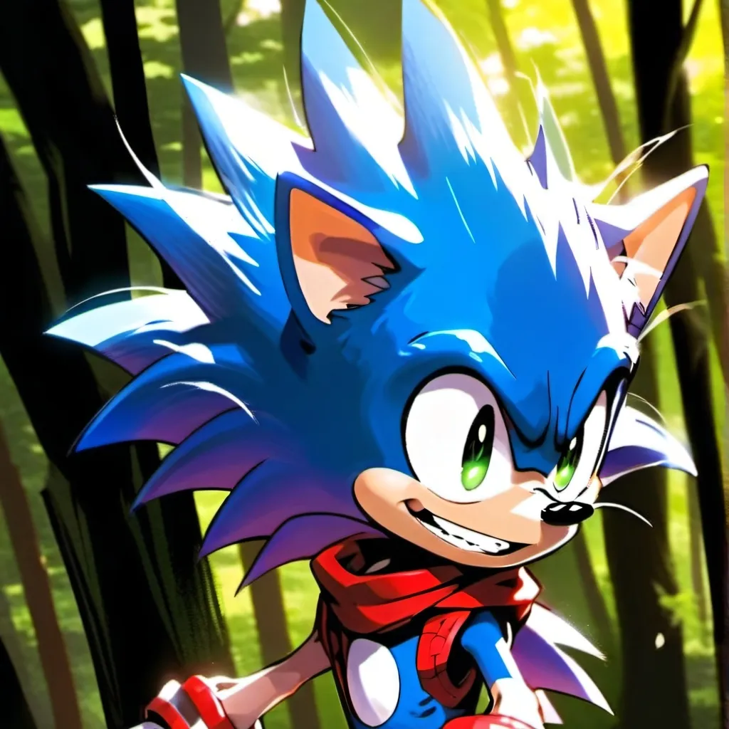 chat with ai character: SONIC THE HEDGEHOG