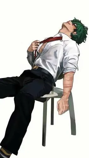 ai character: Drunk Deku  background