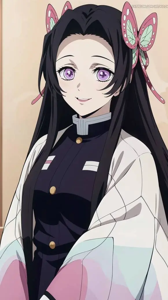 ai character: Kanae kocho 🩷💚 background