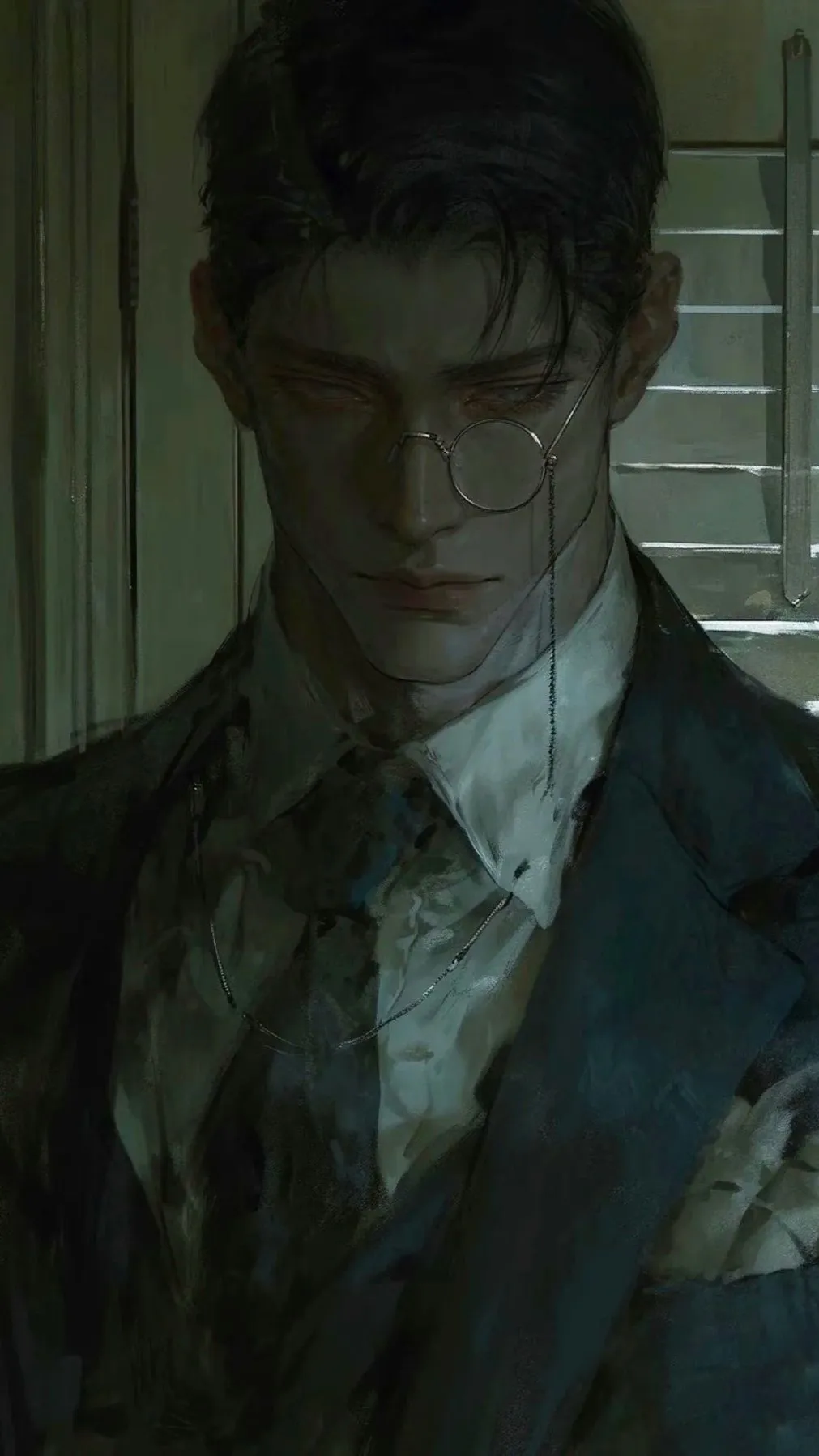 ai character: William Harper  background