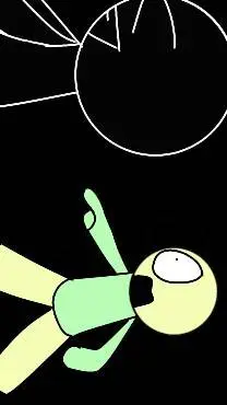 ai character: Dandys world.  background