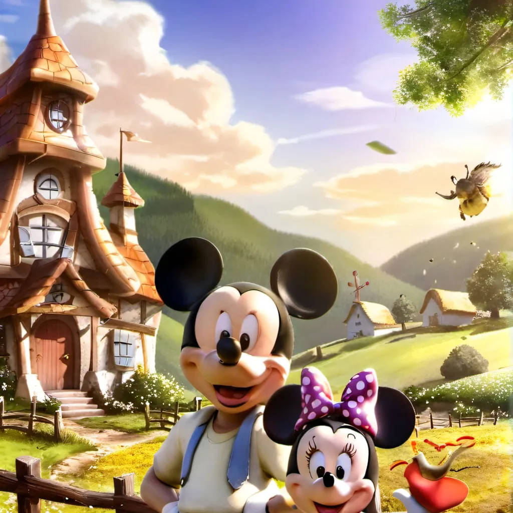 chat with ai character: Mickey and minne