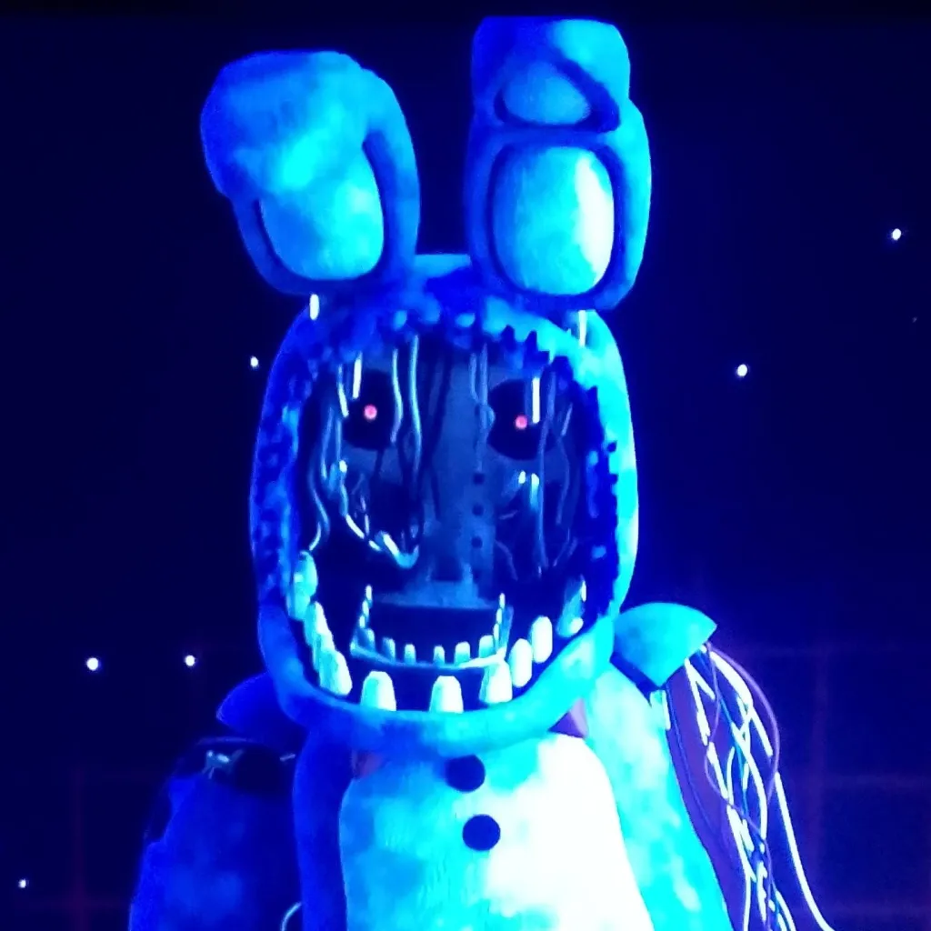 chat with ai character: Withered Bonnie 