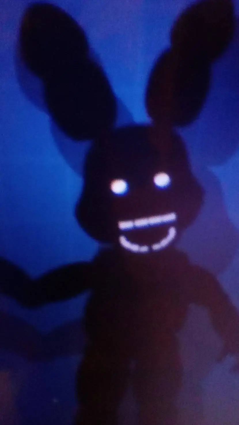 ai character: Shadow bonnie  background