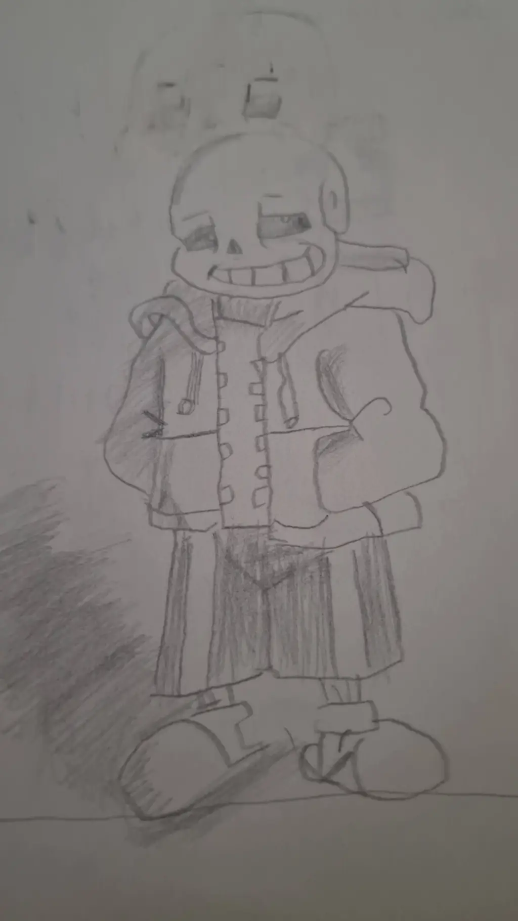 ai character: a undertale story background