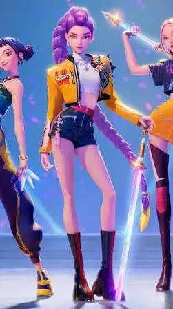 ai character: Huntr/x background