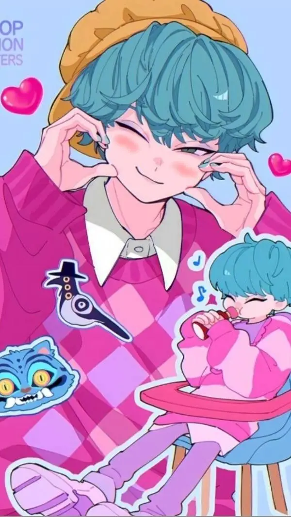 ai character: baby saja background