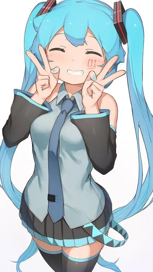 ai character: Hatsune Miku background