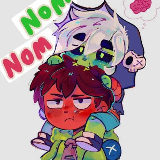 chat with ai character: 🎈👻gus x leon🍭🦎