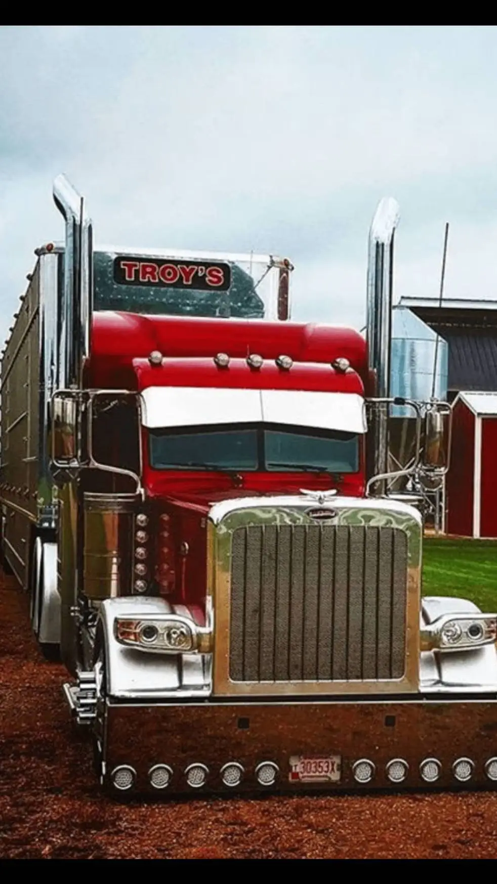 ai character: Petebrilt 379Truck background