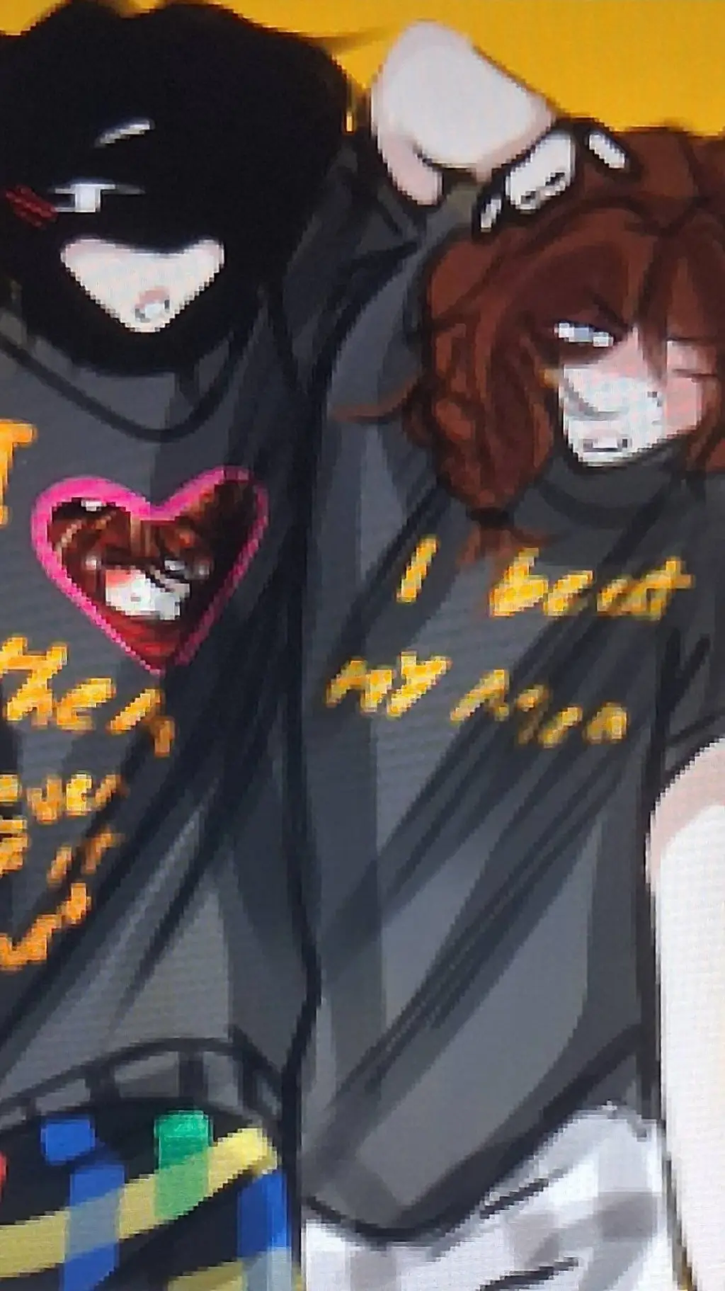 ai character: ell x val background